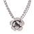 Silver pendant necklace, 'Karen Blossom' - Karen Hill Tribe Silver Beaded Pendant Necklace Flower (image 2a) thumbail