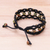 Unakite macrame bracelet, 'Hills and Dales' - Handmade Unakite Macrame Bracelet (image 2d) thumbail