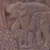 Teak wood relief panel, 'Joyful Family' - Hand Made Teak Wood Elephant Relief Panel (image 2c) thumbail