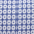 Bolso de hombro hobo de algodón - Bolso hobo de algodón azul y blanco