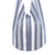 Cotton hobo shoulder bag, 'Vacation Sky' - Blue and White Striped Cotton Hobo Handbag (image 2b) thumbail