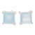 Chalcedony stud earrings, 'Good Luck Charm in Blue' - Thai Hand Made Sterling Silver Chalcedony Stud Earrings thumbail