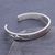 Sterling silver cuff bracelet, 'Wave Passion' - Hand Crafted Sterling Silver Cuff Bracelet (image 2) thumbail