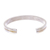 Sterling silver Unity Bracelet, 'Unity is Golden' - Slender Thai Unity Bracelet Cuff Crafted of Sterling Silver (image 2d) thumbail