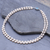 Cultured pearl and rhodium-plated brass beaded necklace, 'Ocean Peach' - Cultured Pearl and Rhodium Plated Brass Beaded Necklace (image 2c) thumbail