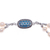Cultured pearl and rhodium-plated brass beaded necklace, 'Ocean Peach' - Cultured Pearl and Rhodium Plated Brass Beaded Necklace (image 2e) thumbail
