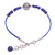 Lapis lazuli beaded bracelet, 'In Bloom in Blue' - Sterling and Karen Silver Lapis Lazuli Beaded Bracelet (image 2c) thumbail