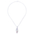 Multi-gemstone pendant necklace, 'Mindful Delight' - Faceted Multi-Gemstone Chakra Rainbow Pendant Necklace (image 2d) thumbail