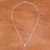 Amethyst pendant necklace, 'Aubergine' - Oval Faceted Amethyst Pendant Necklace