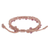 Rhodonite beaded macrame bracelet, 'Dear Friend in Pink' - Macrame and Rhodonite Beaded Bracelet (image 2c) thumbail