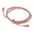 Rhodonite beaded macrame bracelet, 'Dear Friend in Pink' - Macrame and Rhodonite Beaded Bracelet (image 2e) thumbail