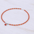 Carnelian and howlite beaded necklace, 'Apricot Love' - Carnelian and Howlite Beaded Necklace (image 2c) thumbail