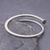 Manschettenarmband aus Sterlingsilber - Lustiges Nagel-Manschettenarmband aus Sterlingsilber