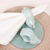 Celadon ceramic napkin rings, 'Grand Blue Elegance' (pair) - Elephant-Themed Blue Celadon Ceramic Napkin Rings (Pair)