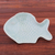 Servierteller aus Celadon-Keramik - Fisch-Servierplatte aus Aqua-Seladon-Keramik