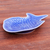 Servierteller aus Seladon-Keramik - Fisch-Servierplatte aus blauer Seladon-Keramik