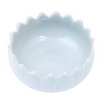 Celadon ceramic bowl, 'Peace Lotus' - Hand Made Celadon Ceramic Lotus Leaf Bowl