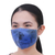 Mascarillas faciales de algodón ecoimpresas, (par) - Mascarillas de algodón con estampado ecológico de Tailandia (par)