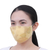 Eco-printed cotton face masks, 'Falling Leaves' (pair) - Eco-Printed Reusable Cotton Face Masks (Pair)