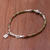 Unakite beaded bracelet, 'Earthy Silver' - Unakite and Karen Silver Beaded Bracelet (image 2d) thumbail