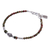 Unakite beaded bracelet, 'Earthy Silver' - Unakite and Karen Silver Beaded Bracelet (image 2e) thumbail