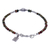 Unakite beaded bracelet, 'Earthy Silver' - Unakite and Karen Silver Beaded Bracelet (image 2g) thumbail