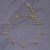 Gold plated labradorite charm bracelet, 'Yearning' - Labradorite and 18k Gold Plated Charm Bracelet (image 2c) thumbail