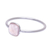 Chalcedony solitaire ring, 'Special One' - Hand Crafted Pink Chalcedony Solitaire Ring (image 2e) thumbail