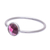 Garnet solitaire ring, 'Precious One' - Artisan Crafted Garnet Solitaire Ring (image 2e) thumbail