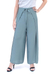 Rayon wrap pants, 'Summer Chill in Grey' - Artisan Made Rayon Wrap Pants thumbail