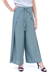 Rayon wrap pants, 'Summer Chill in Grey' - Artisan Made Rayon Wrap Pants (image 2b) thumbail