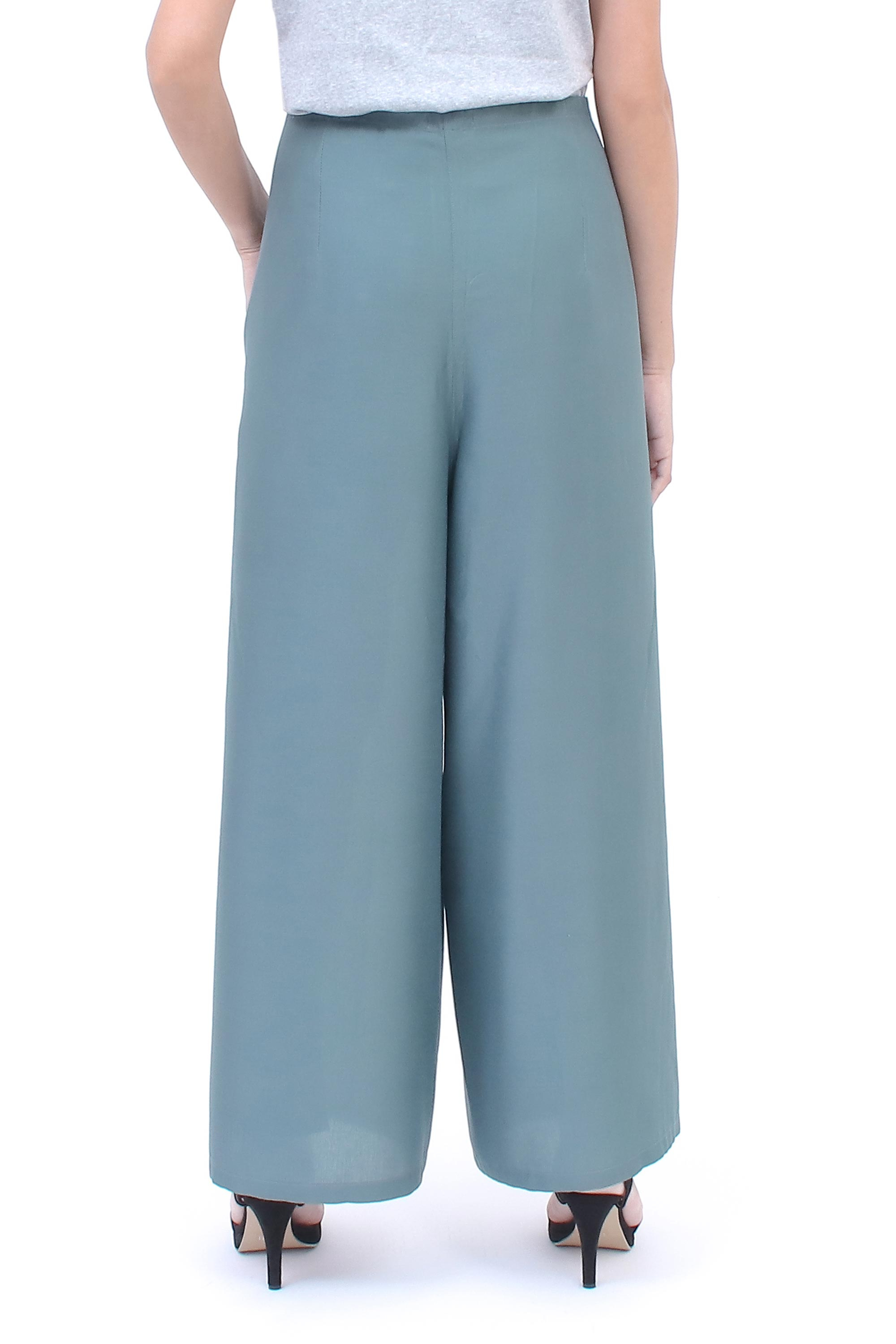 rayon flare pants