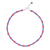 Multi-gemstone beaded necklace, 'Candy Luck' - Handmade Carnelian and Lapis Lazuli Beaded Necklace (image 2a) thumbail
