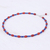 Multi-gemstone beaded necklace, 'Candy Luck' - Handmade Carnelian and Lapis Lazuli Beaded Necklace (image 2c) thumbail