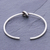 Silver cuff bracelet, 'Gentle Knot' - Handmade Karen Silver Knotted Cuff Bracelet (image 2c) thumbail