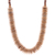 Coconut shell beaded necklace, 'Spinning Disks' - Hand Threaded Coconut Shell Beaded Necklace (image 2e) thumbail