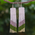 Perlenohrringe mit Wasserfall - Handperlen-Wasserfall-Ohrhänger rosa grün
