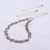 Gold-plated smoky quartz beaded necklace, 'Sunset Mood in Smoke' - Gold Plated Necklace with Multiple Gemstone Beads (image 2c) thumbail