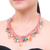 Multi-gemstone beaded necklace, 'Candy Girl' - Colorful Multi-gemstone Beaded Necklace (image 2e) thumbail