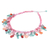 Multi-gemstone beaded necklace, 'Candy Girl' - Colorful Multi-gemstone Beaded Necklace (image 2g) thumbail
