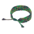 Onyx beaded macrame wristband bracelet, 'Spring Fling in Green' - Onyx Bead and Macrame Wristband Bracelet (image 2g) thumbail
