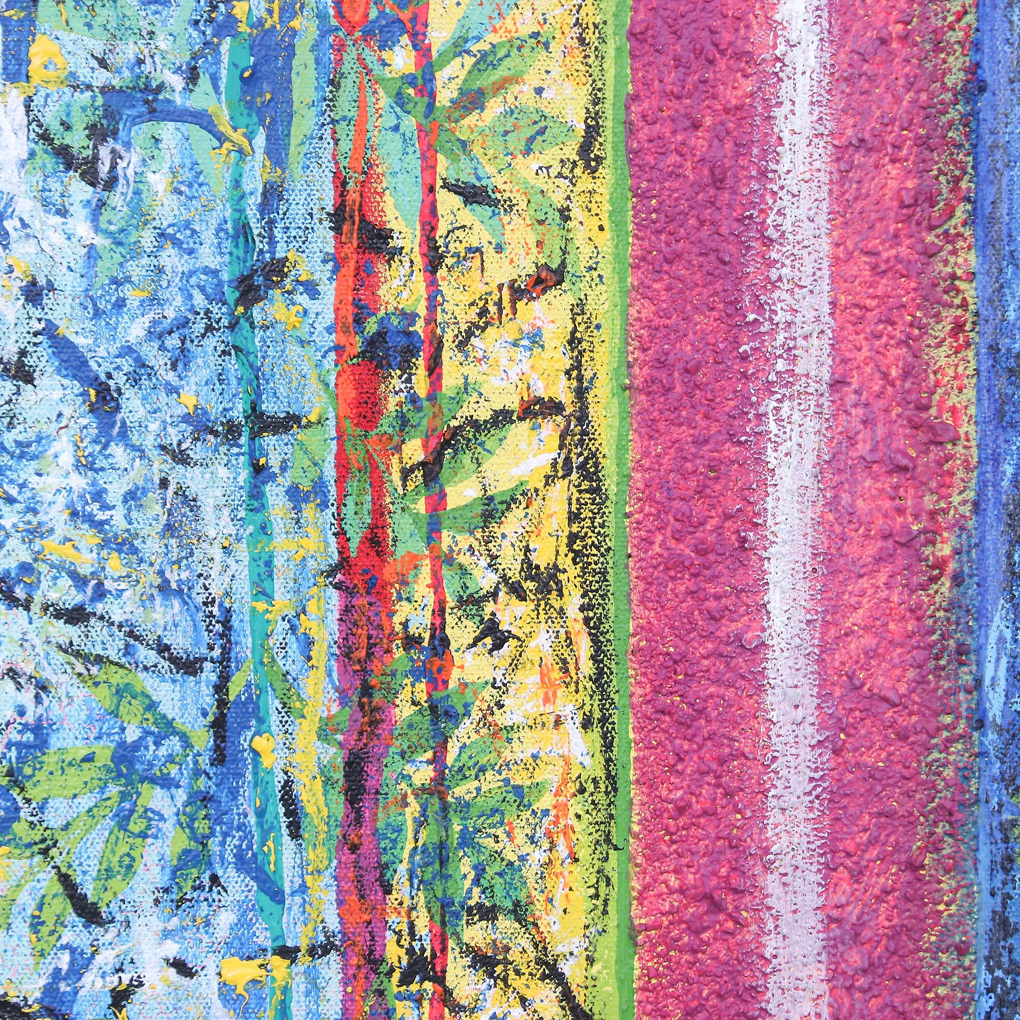 Abstract Painting from Thai Artist Autumn Before Winter NOVICA