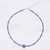 Multi-gemstone beaded pendant necklace, 'Star of Midnight' - Lapis Lazuli Howlite Beaded Pendant Necklace (image 2b) thumbail