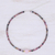 Tourmaline and rose quartz beaded pendant necklace, 'Precious Orb in Rose' - Hand Made Tourmaline and Rose Quartz Beaded Necklace (image 2b) thumbail