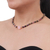 Tourmaline and rose quartz beaded pendant necklace, 'Precious Orb in Rose' - Hand Made Tourmaline and Rose Quartz Beaded Necklace (image 2j) thumbail