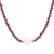 Garnet and rose quartz beaded pendant necklace, 'Precious Orb in Crimson' - Handmade Garnet and Rose Quartz Beaded Necklace thumbail