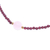 Garnet and rose quartz beaded pendant necklace, 'Precious Orb in Crimson' - Handmade Garnet and Rose Quartz Beaded Necklace (image 2f) thumbail