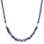 Lapis lazuli beaded necklace, 'Nature's Finest Hour' - Lapis Lazuli and Karen Silver Beaded Necklace (image 2d) thumbail