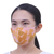 Cotton face masks, 'Pink Autumn' (pair) - Eco-Printed Reusable Cotton Face Masks Pair