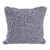 Cotton cushion cover, 'Popcorn in Grey' - Eco-Friendly Cotton Cushion Cover from Thailand